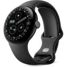 Google Pixel Watch 4 41mm Wi-Fi Matte Black Aluminum case / Obsidian Active Band