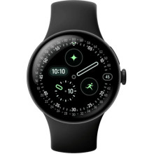 Google Pixel Watch 4 41mm Wi-Fi Matte Black Aluminum case / Obsidian Active Band