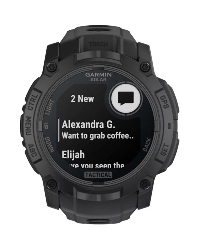 Garmin Instinct 3 50mm Solar Tactical Edition Black with Black Band (010-02935-50/90)