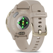 Garmin Venu 3S Soft Gold S. Steel Bezel w. French Gray Case and S. Band (010-02785-02/52)