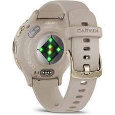 Garmin Venu 3S Soft Gold S. Steel Bezel w. French Gray Case and S. Band (010-02785-02/52)