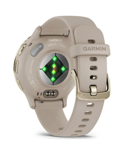 Garmin Venu 3S Soft Gold S. Steel Bezel w. French Gray Case and S. Band (010-02785-02/52)