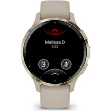 Garmin Venu 3S Soft Gold S. Steel Bezel w. French Gray Case and S. Band (010-02785-02/52)