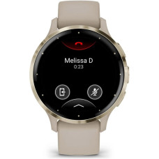 Garmin Venu 3S Soft Gold S. Steel Bezel w. French Gray Case and S. Band (010-02785-02/52)