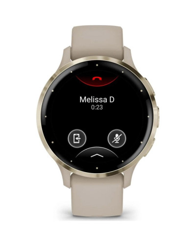 Garmin Venu 3S Soft Gold S. Steel Bezel w. French Gray Case and S. Band (010-02785-02/52)