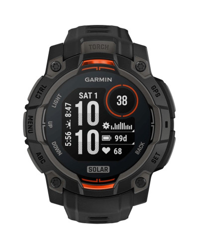 Garmin Instinct 3 45mm Solar Black with Black Band (010-02934-00/40)