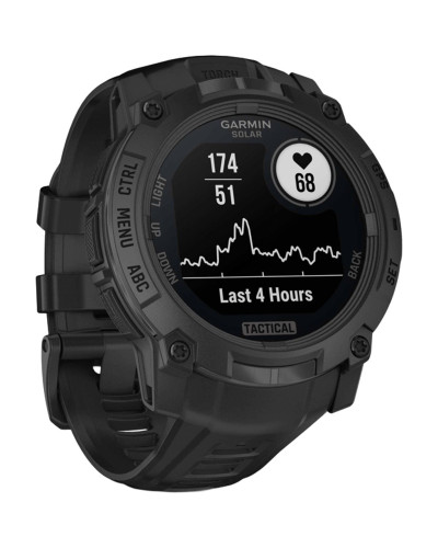 Garmin Instinct 3 50mm Solar Tactical Edition Black with Black Band (010-02935-50/90)