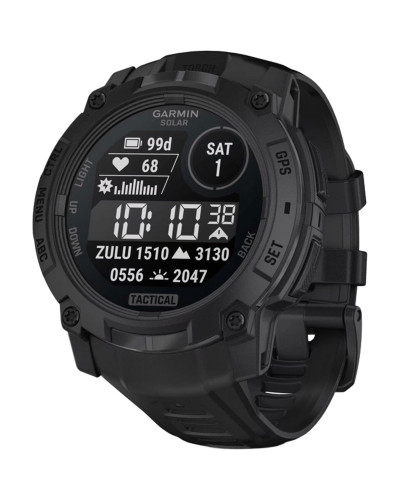 Garmin Instinct 3 50mm Solar Tactical Edition Black with Black Band (010-02935-50/90)