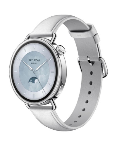 Xiaomi Watch S4 41mm Leather Strap White (BHR07VUGL)