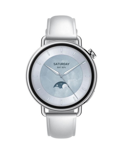 Xiaomi Watch S4 41mm Leather Strap White (BHR07VUGL)