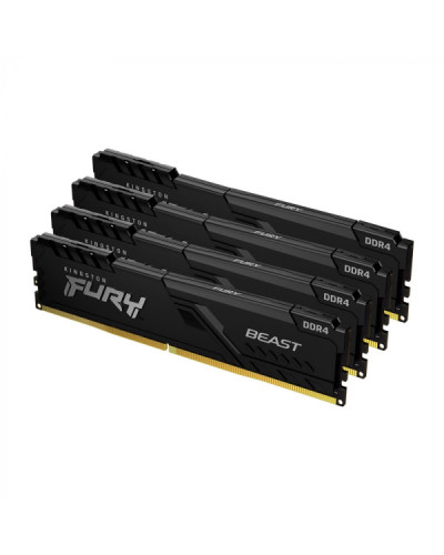Kingston FURY 128 GB (4x32GB) DDR4 3600 MHz Beast Black (KF436C18BBK4/128)