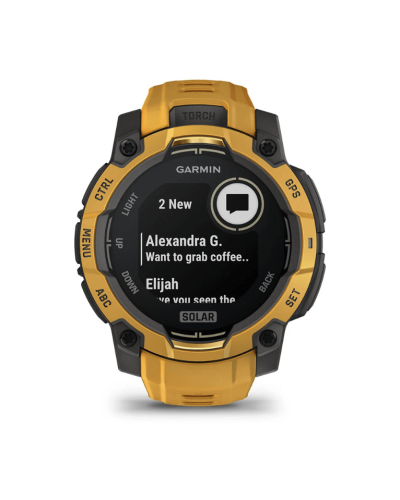 Garmin Instinct 3 45mm Solar Sunburst with Sunburst/Gray Band (010-02934-02)