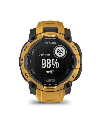 Garmin Instinct 3 45mm Solar Sunburst with Sunburst/Gray Band (010-02934-02)