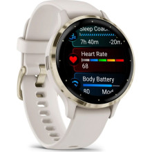 Garmin Venu 3S Soft Gold S. Steel Bezel with Ivory Case and S. Band (010-02785-04/54)