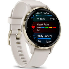 Garmin Venu 3S Soft Gold S. Steel Bezel with Ivory Case and S. Band (010-02785-04/54)