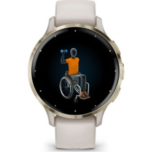 Garmin Venu 3S Soft Gold S. Steel Bezel with Ivory Case and S. Band (010-02785-04/54)