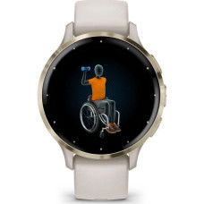 Garmin Venu 3S Soft Gold S. Steel Bezel with Ivory Case and S. Band (010-02785-04/54)