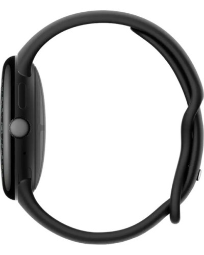 Google Pixel Watch 4 45mm Wi-Fi Matte Black Aluminum case / Obsidian Active Band