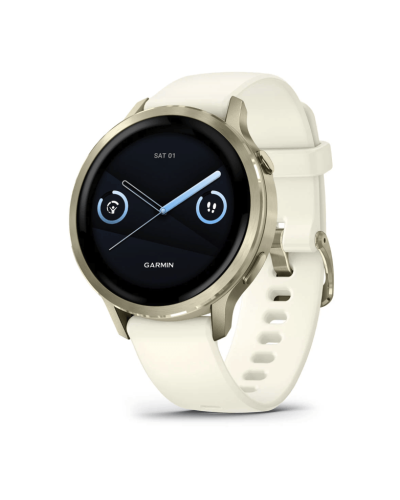 Garmin Venu 4 41 mm Lunar Gold with Bone Silicone Band (010-03013-00/40)