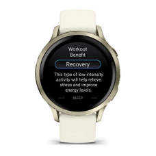 Garmin Venu 4 41 mm Lunar Gold with Bone Silicone Band (010-03013-00/40)