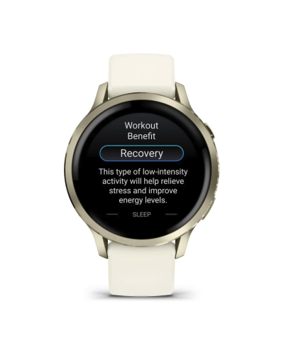 Garmin Venu 4 41 mm Lunar Gold with Bone Silicone Band (010-03013-00/40)
