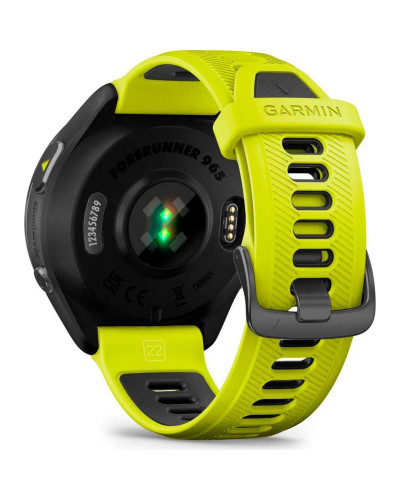Garmin Forerunner 965 Carbon Gray Titanium Bezel w. Black Case and Amp Yell/Black S. Band (010-02809-02/12)