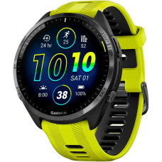 Garmin Forerunner 965 Carbon Gray Titanium Bezel w. Black Case and Amp Yell/Black S. Band (010-02809-02/12)