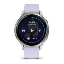 Garmin Venu 4 41 mm Silver with Periwinkle Silicone Band (010-03013-01/41)