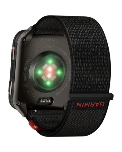 Garmin Venu X1 Black with Slate Titanium Caseback and Black ComfortFit Nylon Band (010-02980-00/02/13)