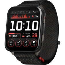 Garmin Venu X1 Black with Slate Titanium Caseback and Black ComfortFit Nylon Band (010-02980-00/02/13)