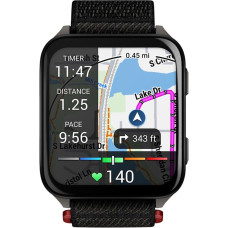 Garmin Venu X1 Black with Slate Titanium Caseback and Black ComfortFit Nylon Band (010-02980-00/02/13)