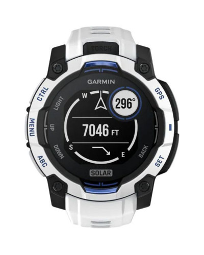 Garmin Instinct 3 45mm Solar Whitestone with Whitestone Band (010-02934-03/43)
