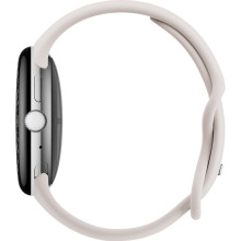 Google Pixel Watch 4 45mm Wi-Fi Polished Silver Aluminum case / Porcelain Active Band