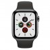 Apple Watch Series 5 LTE 44mm Space Black Steel w. Black b.- Space Black Steel (MWW72)