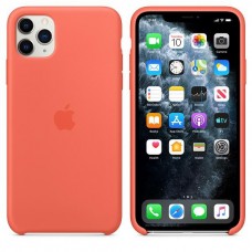 Apple iPhone 11 Pro Max Silicone Case - Clementine/Orange (MX022)