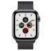 Apple Watch Series 5 LTE 44mm Space Black Steel w. Space Black Milanese Loop - Space Black Steel (MWW82)