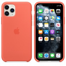 Apple iPhone 11 Pro Silicone Case - Clementine/Orange (MWYQ2)