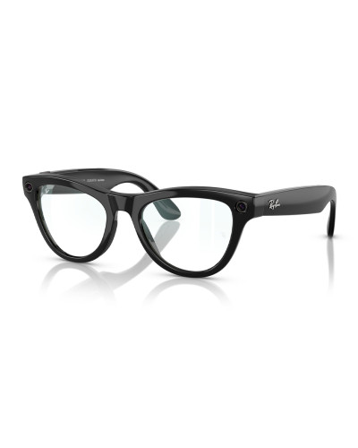 Ray-Ban Meta Skyler Standard - Shiny Black / Clear (RW4010 601/SB 52-20)