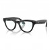 Ray-Ban Meta Skyler Standard - Shiny Black / Clear (RW4010 601/SB 52-20)