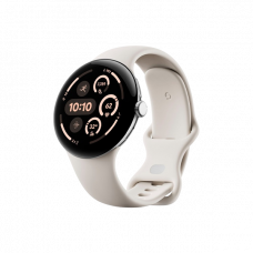 Google Pixel Watch 3 41 mm LTE Polished Silver Aluminum Case/Porcelain Active Band