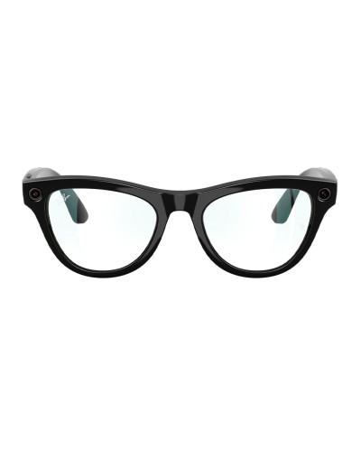 Ray-Ban Meta Skyler Standard - Shiny Black / Clear (RW4010 601/SB 52-20)