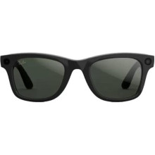 Ray-Ban Meta Wayfarer Gen 2 LargeShiny Black Frame/Clear to Graphite Green Transit.Lens. RW4012 601/1M 53-22