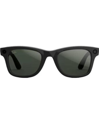 Ray-Ban Meta Wayfarer Gen 2 LargeShiny Black Frame/Clear to Graphite Green Transit.Lens. RW4012 601/1M 53-22