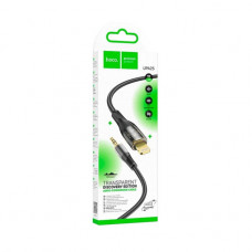 Hi-Fi Cable AUX HOCO Lightning=>AUX (UPA25) (black)