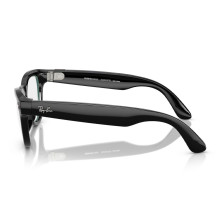 Ray-Ban Meta Skyler Standard - Shiny Black / Clear (RW4010 601/SB 52-20)