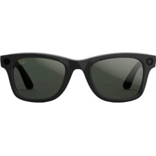 Ray-Ban Meta Wayfarer Gen 2 LargeShiny Black Frame/Clear to Graphite Green Transit.Lens. RW4012 601/1M 53-22
