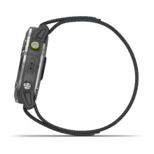 Garmin Enduro Steel with Gray UltraFit Nylon Strap (010-02408-00/10)