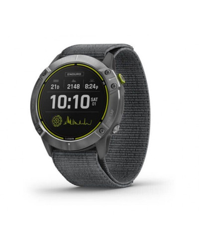 Garmin Enduro Steel with Gray UltraFit Nylon Strap (010-02408-00/10)