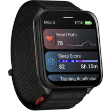 Garmin Venu X1 Black with Slate Titanium Caseback and Black ComfortFit Nylon Band (010-02980-00/02)