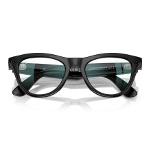 Ray-Ban Meta Skyler Standard - Shiny Black / Clear (RW4010 601/SB 52-20)